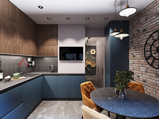 Стильная квартира 60 м² для молодой пары и кошек фото 5